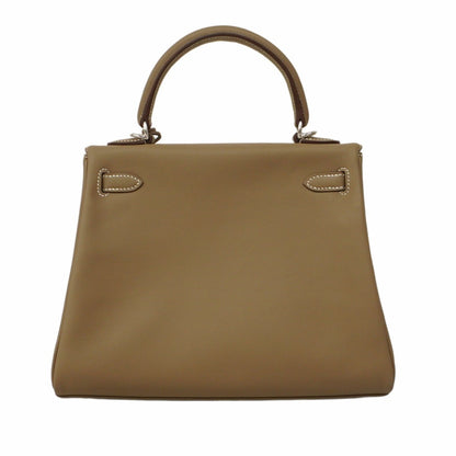 Hermès Gray Leather Kelly 25