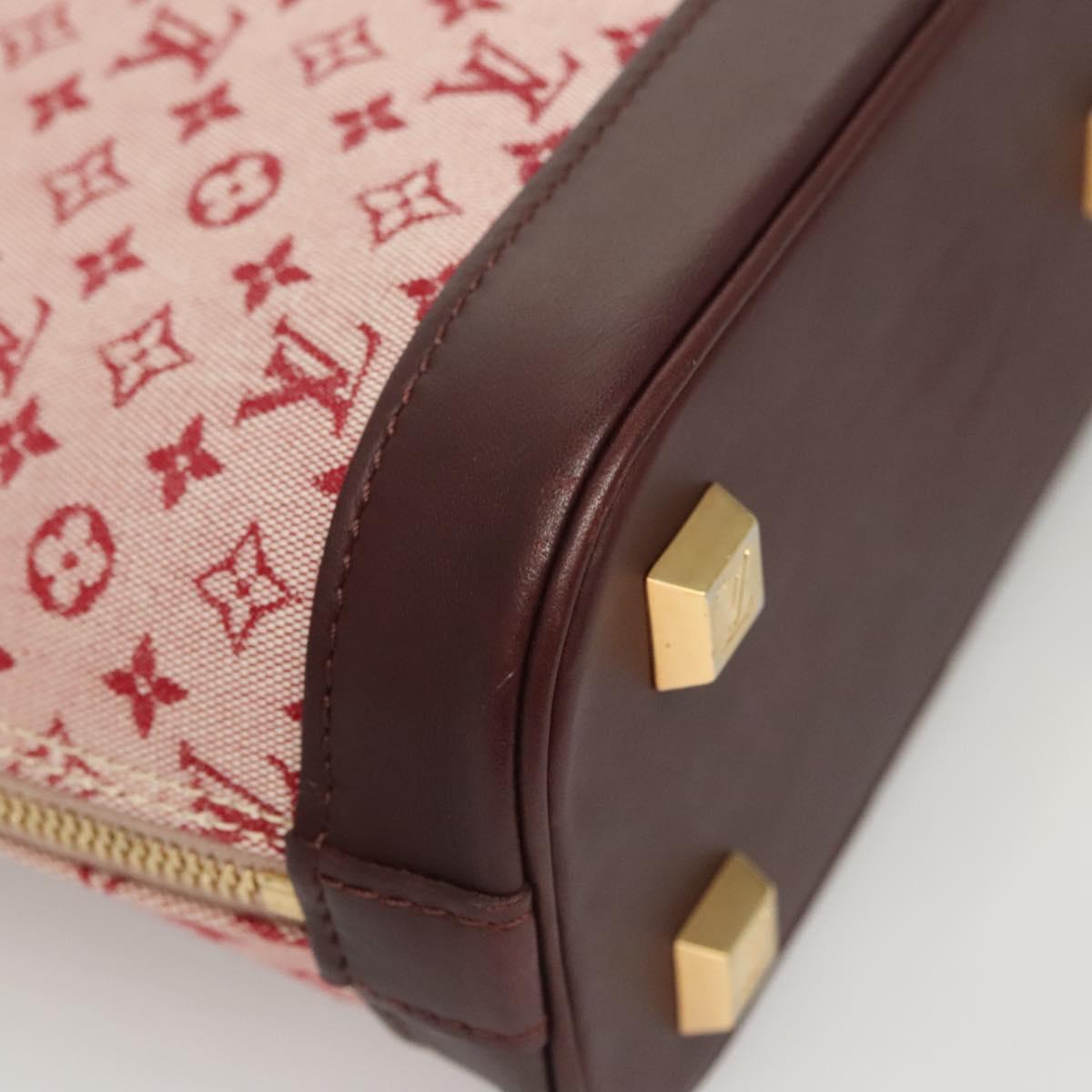 Louis Vuitton Red Canvas Alma Mini