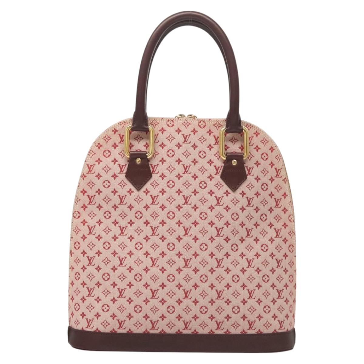Louis Vuitton Red Canvas Alma Mini