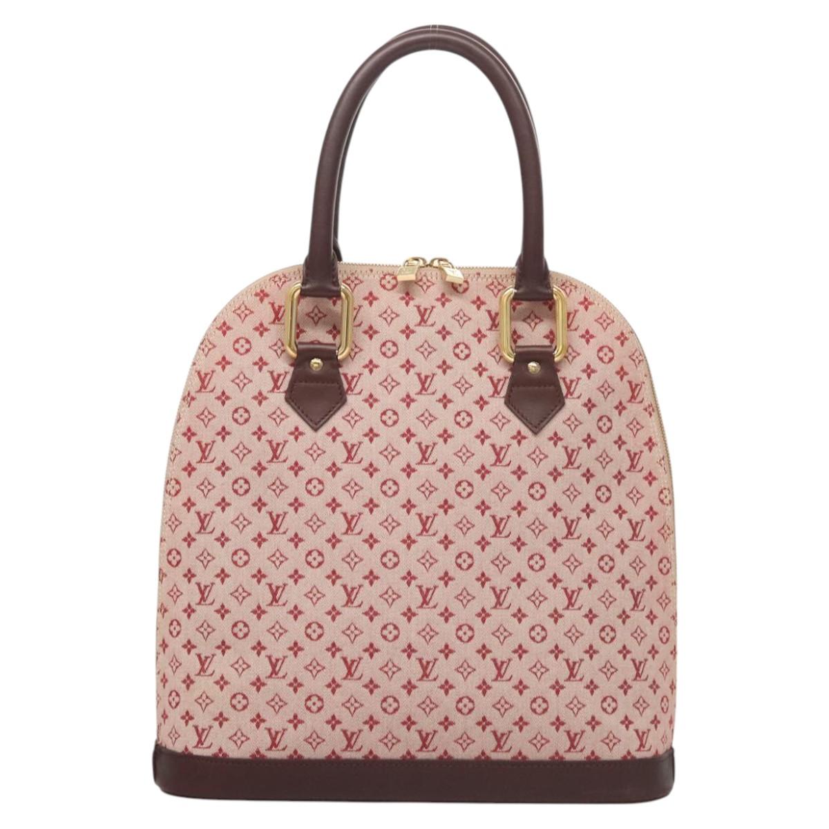 Louis Vuitton Red Canvas Alma Mini