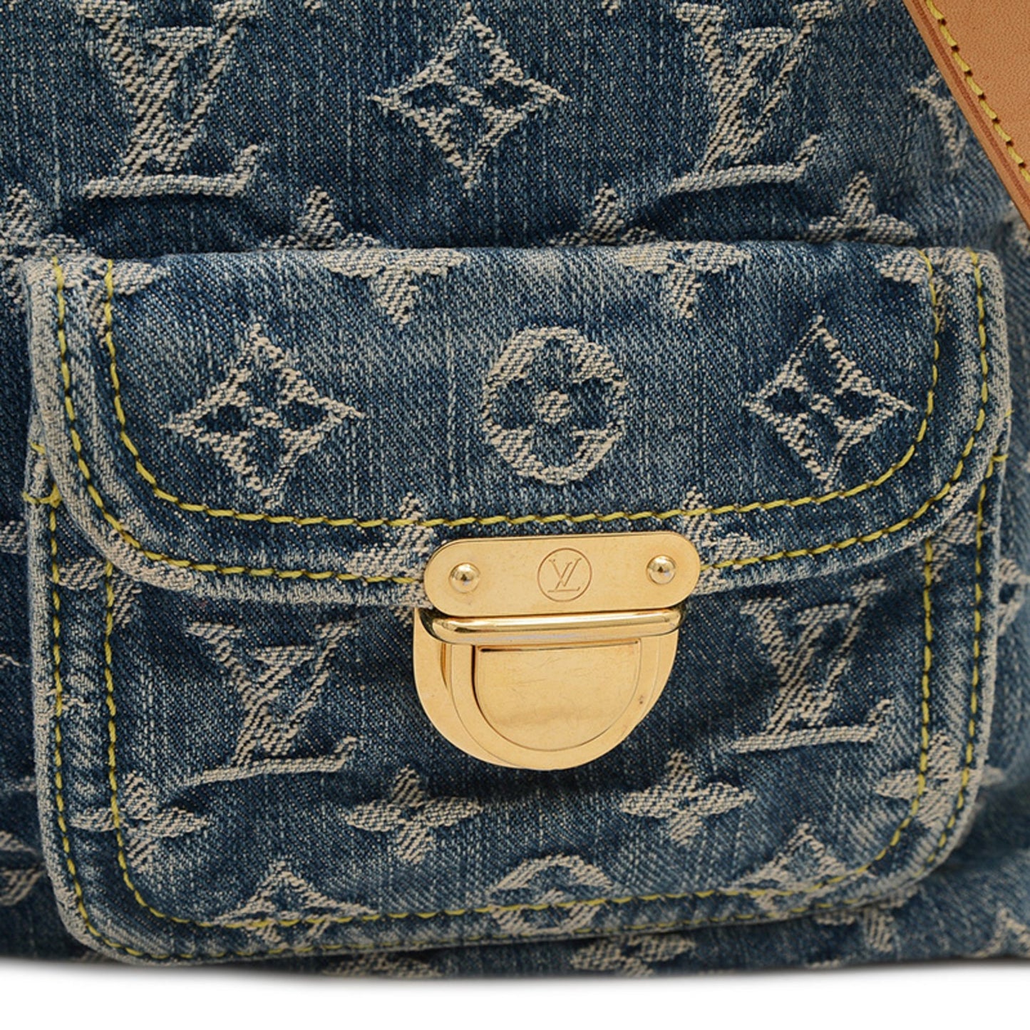 Louis Vuitton Blue Denim - Jeans Baggy