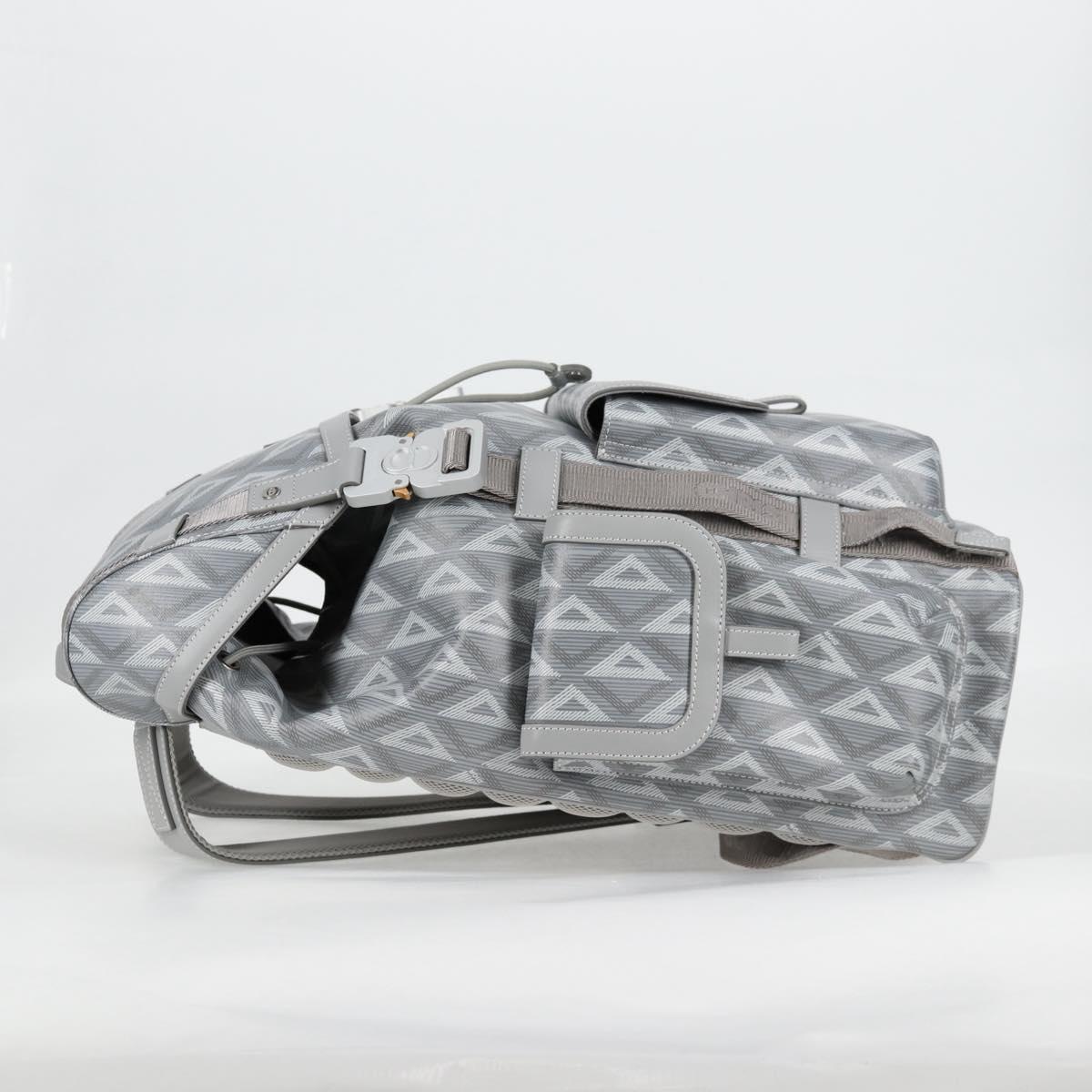 Dior Gray Canvas Backpack