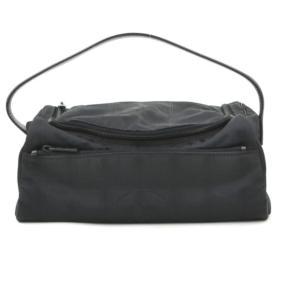 Chanel Black Nylon Vanity