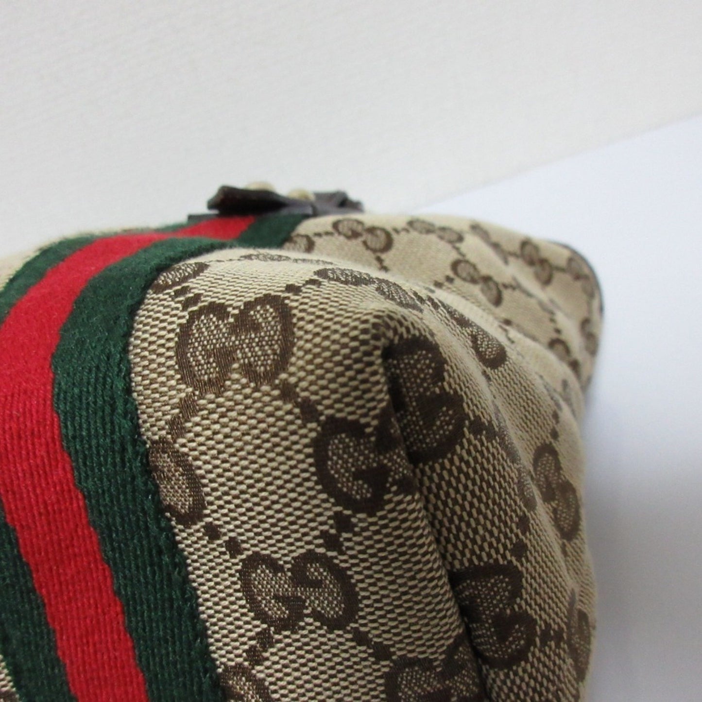 Gucci Brown Canvas Sherry