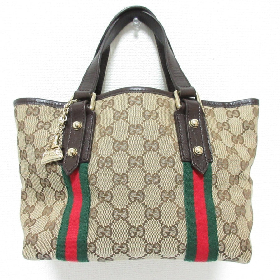 Gucci Brown Canvas Sherry