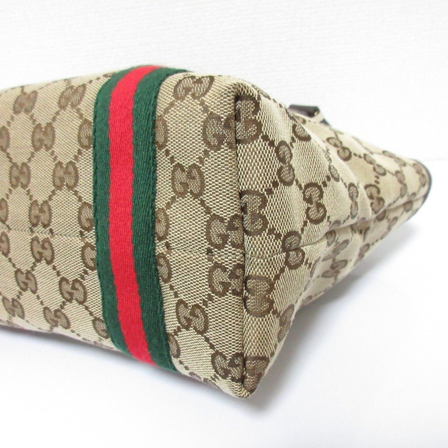Gucci Brown Canvas Sherry
