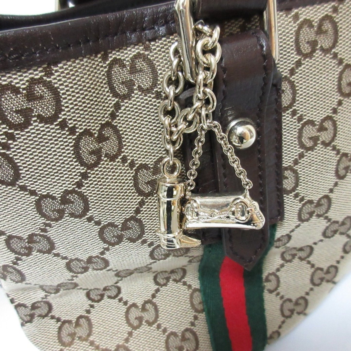 Gucci Brown Canvas Sherry