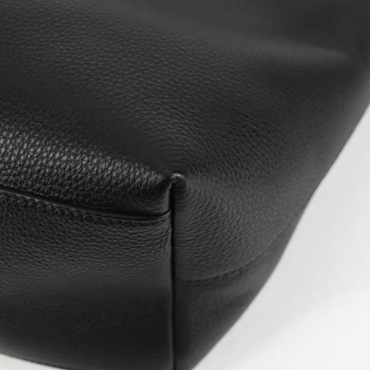 Versace Black Leather Tote