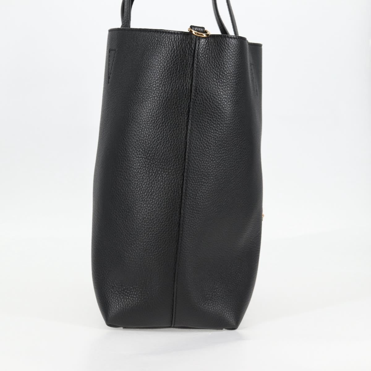 Versace Black Leather Tote