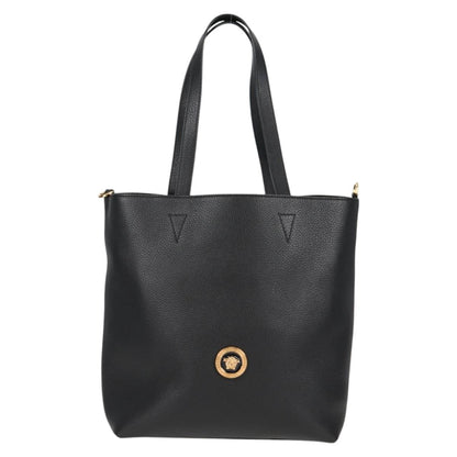 Versace Black Leather Tote
