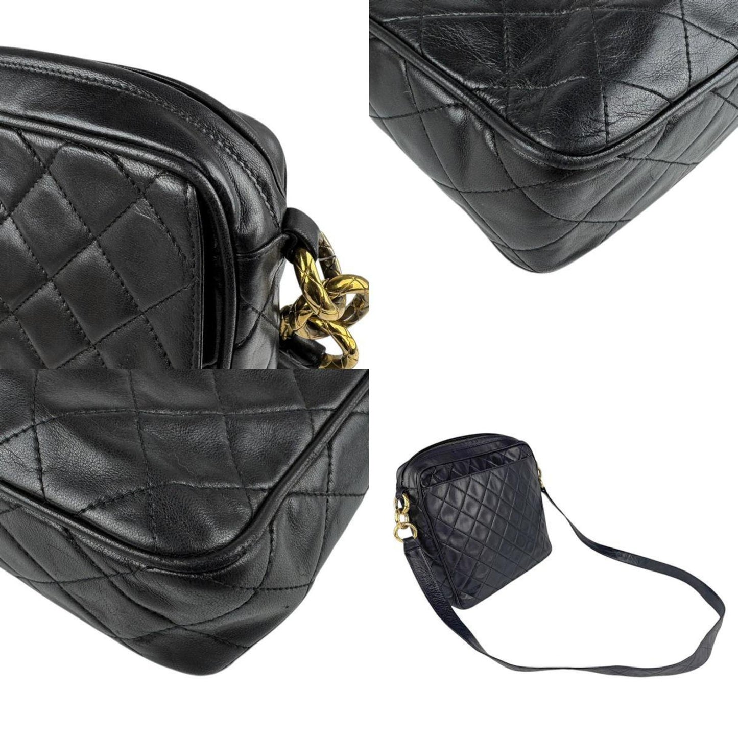 Chanel Black Leather Flap Bag