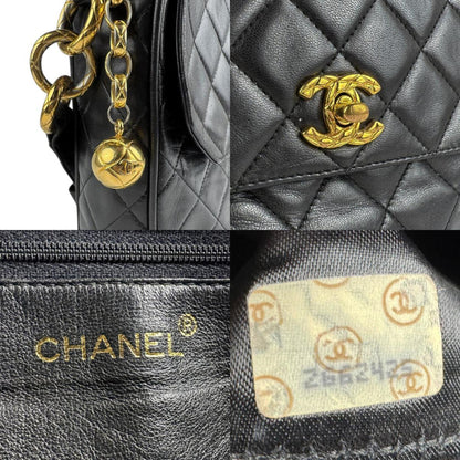 Chanel Black Leather Flap Bag