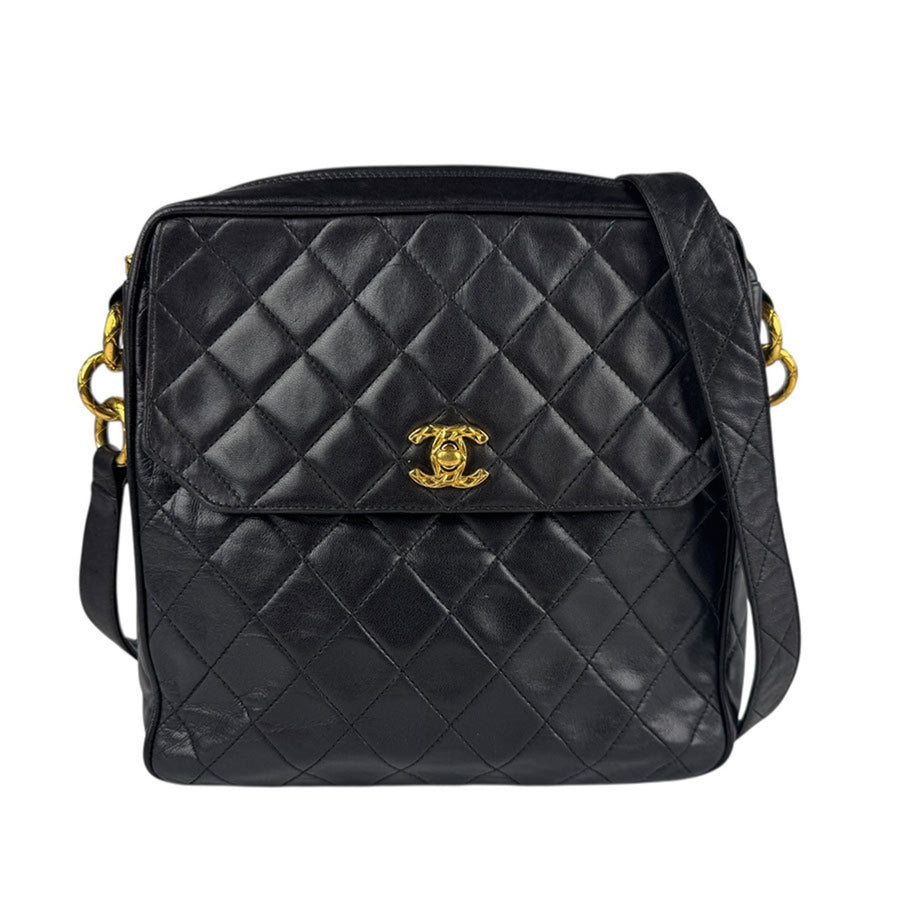 Chanel Black Leather Flap Bag