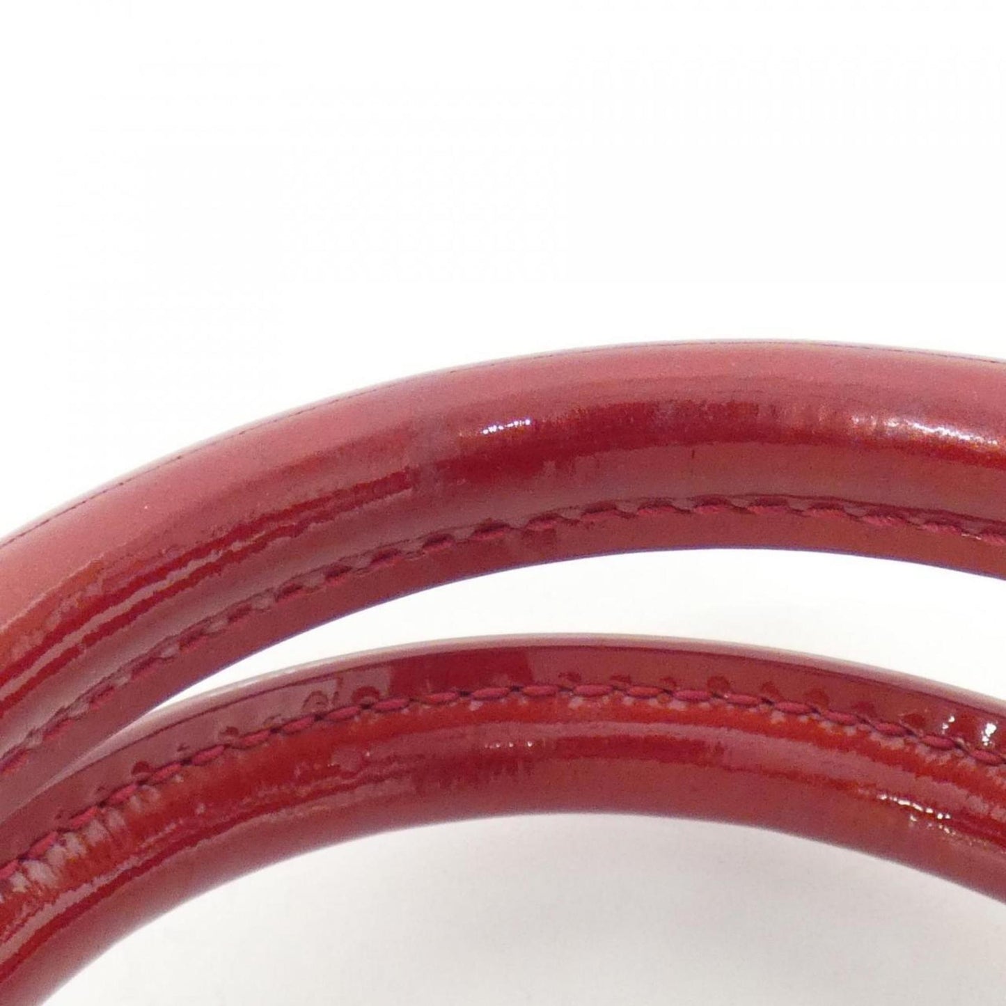 Louis Vuitton Red Patent Leather Alma Bb