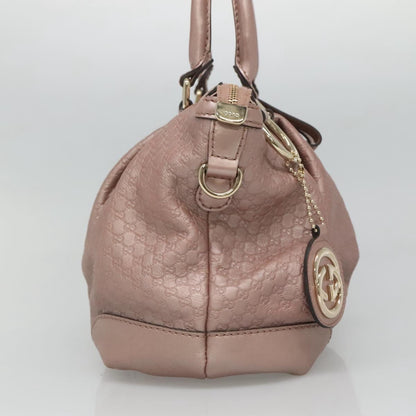 Gucci Pink Leather Guccissima
