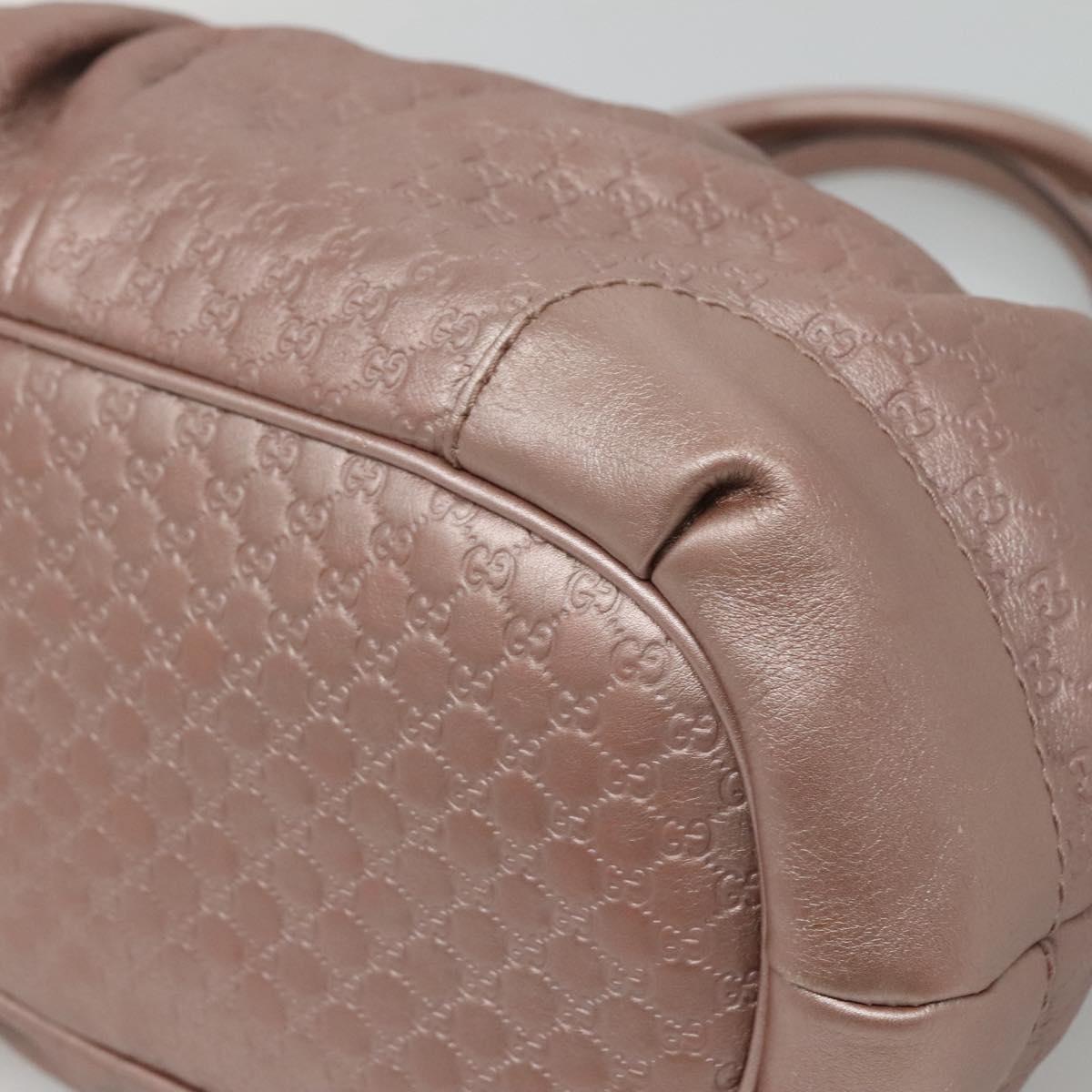 Gucci Pink Leather Guccissima