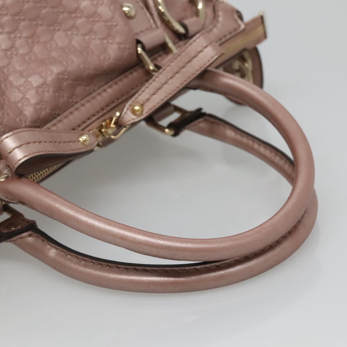 Gucci Pink Leather Guccissima