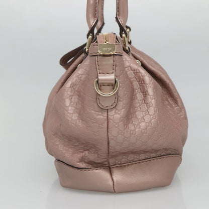 Gucci Pink Leather Guccissima