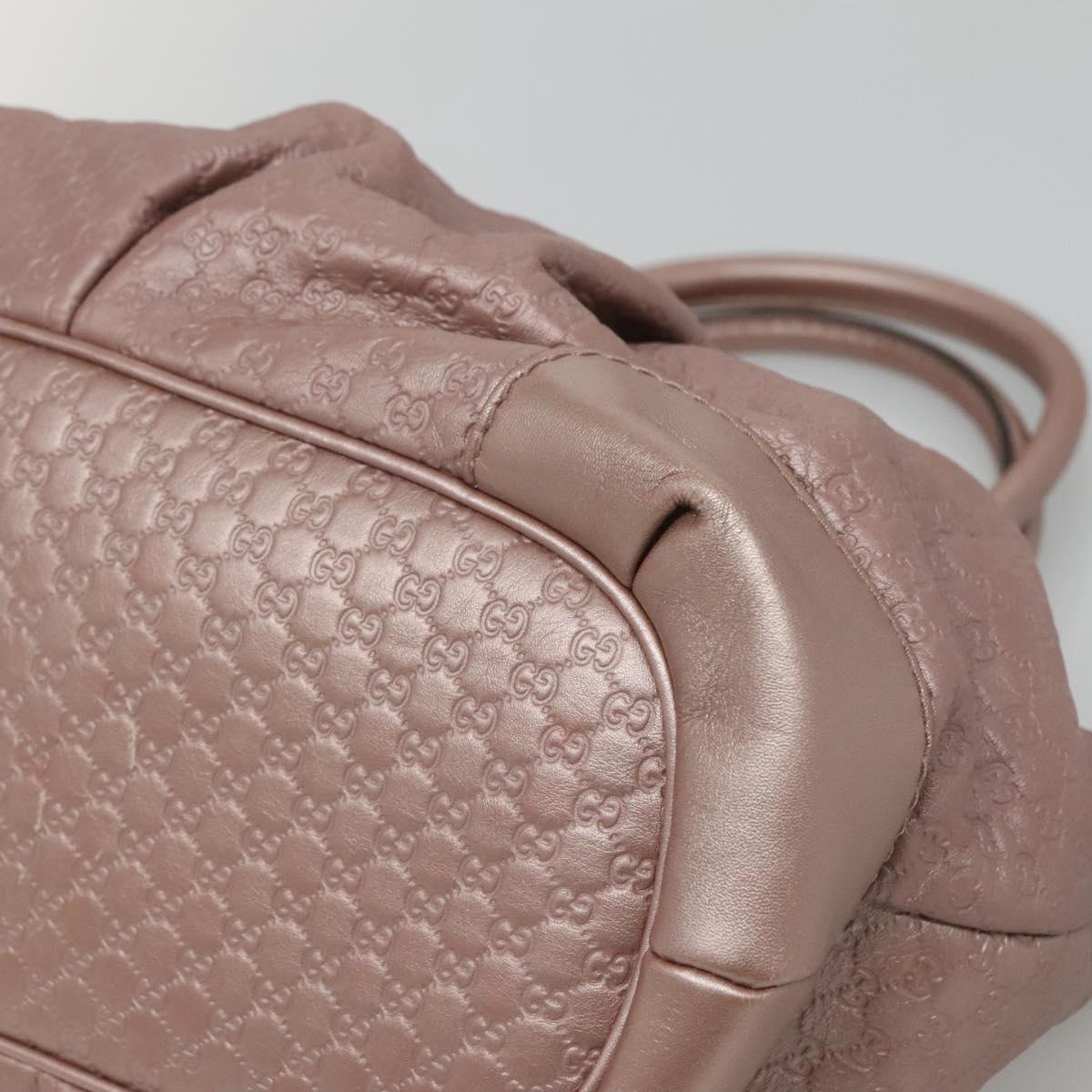 Gucci Pink Leather Guccissima
