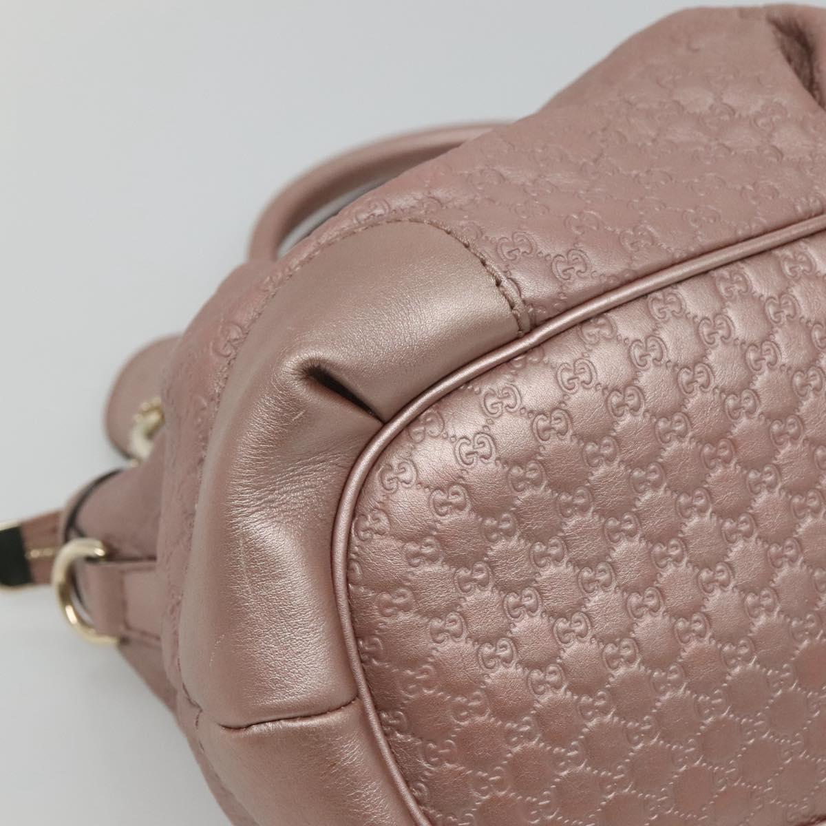 Gucci Pink Leather Guccissima