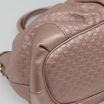 Gucci Pink Leather Guccissima