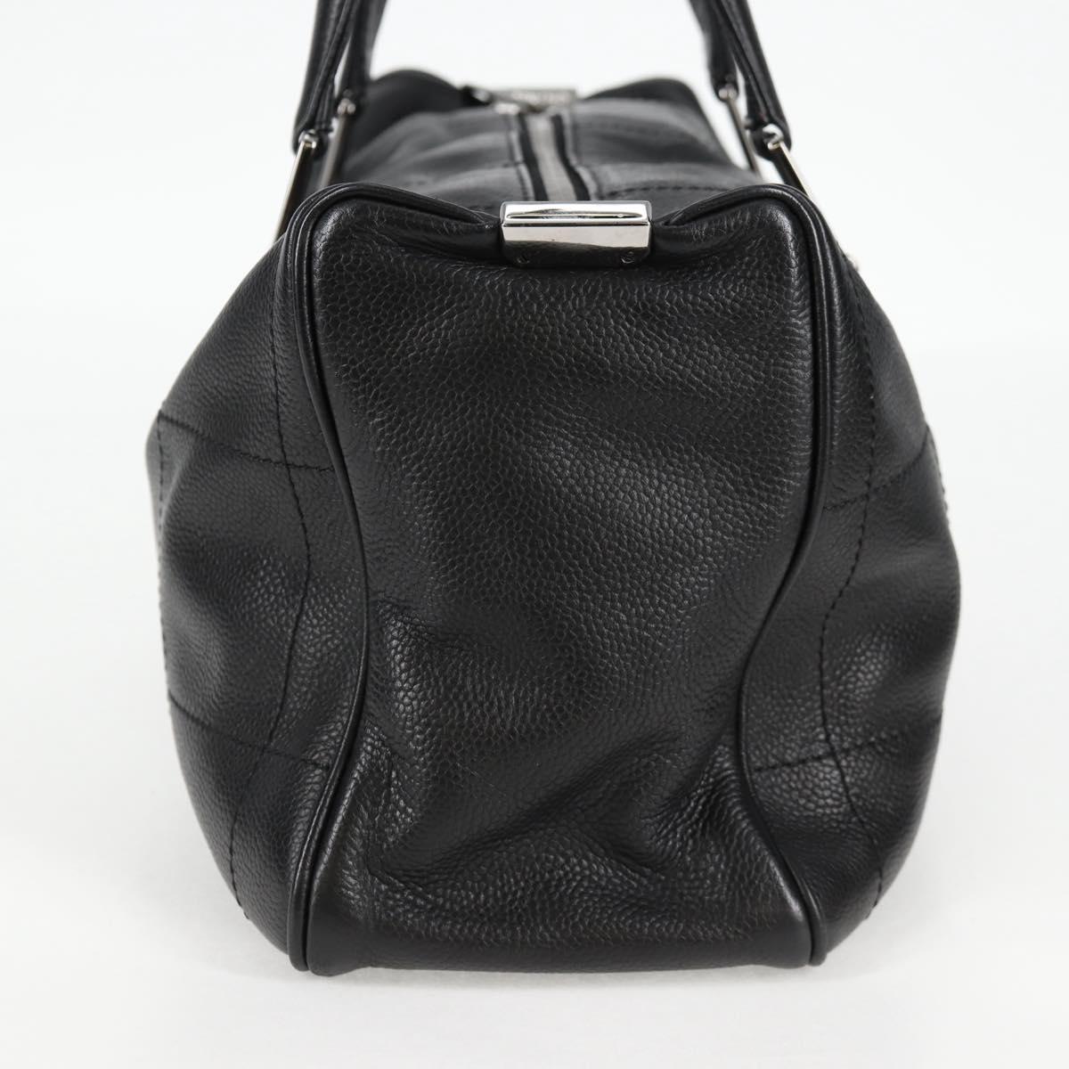 Chanel Black Leather Chocolate Bar