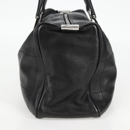 Chanel Black Leather Chocolate Bar