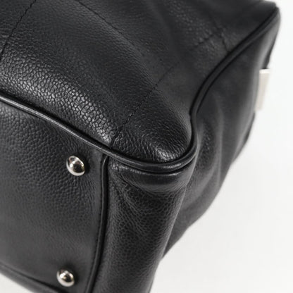 Chanel Black Leather Chocolate Bar