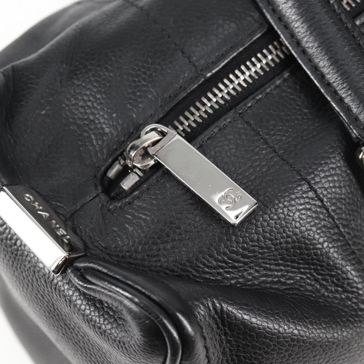 Chanel Black Leather Chocolate Bar