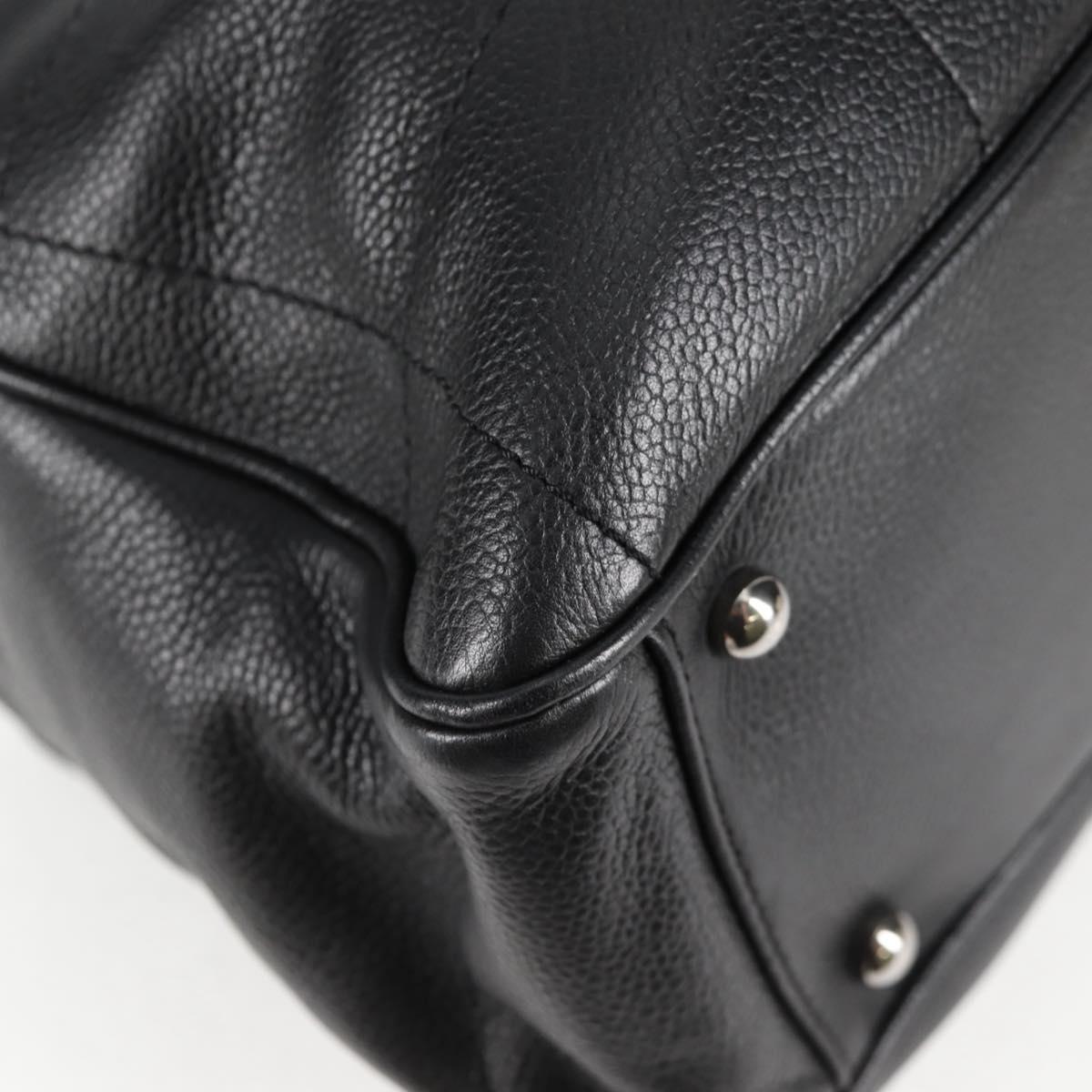 Chanel Black Leather Chocolate Bar