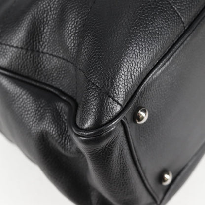 Chanel Black Leather Chocolate Bar