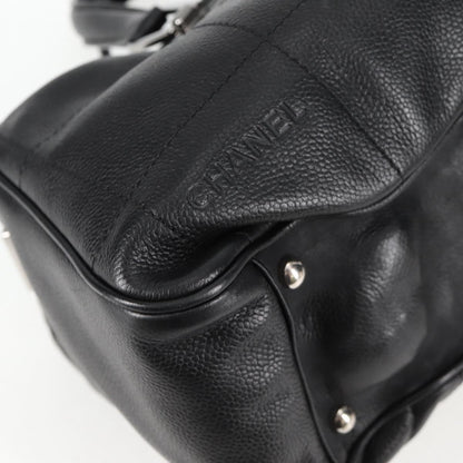 Chanel Black Leather Chocolate Bar