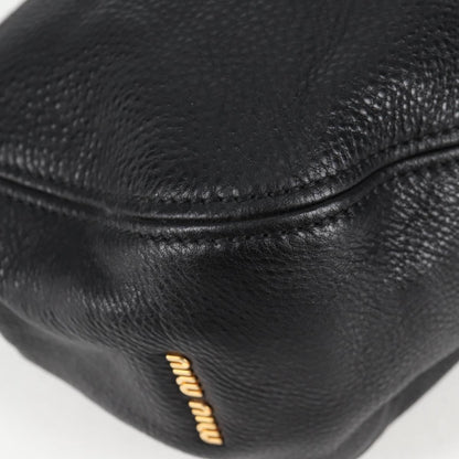 Miu Miu Black Leather Handbag