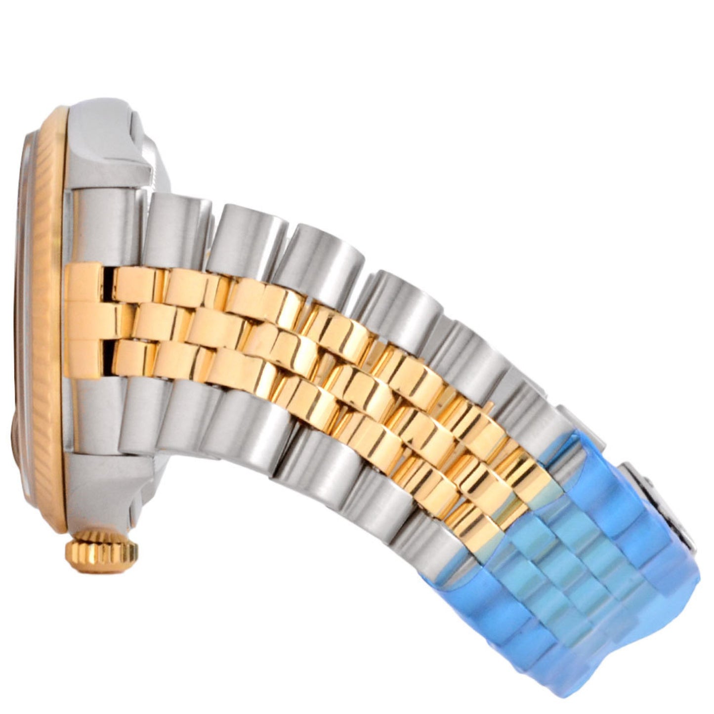 Rolex Brown Gold And Steel Datejust
