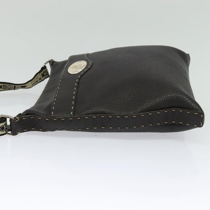 Fendi Brown Leather Selleria
