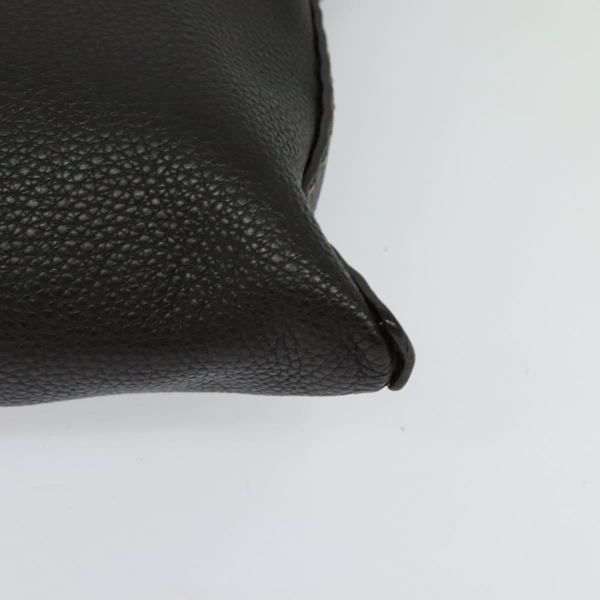 Fendi Brown Leather Selleria