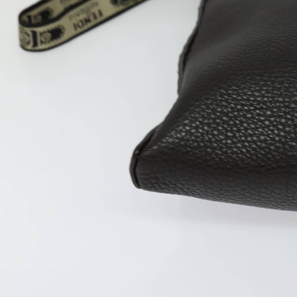 Fendi Brown Leather Selleria