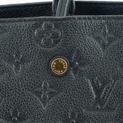 Louis Vuitton Black Leather Montaigne