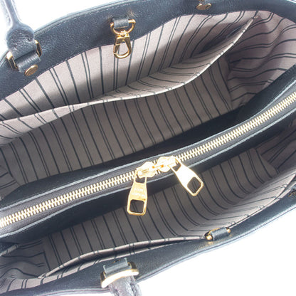 Louis Vuitton Black Leather Montaigne
