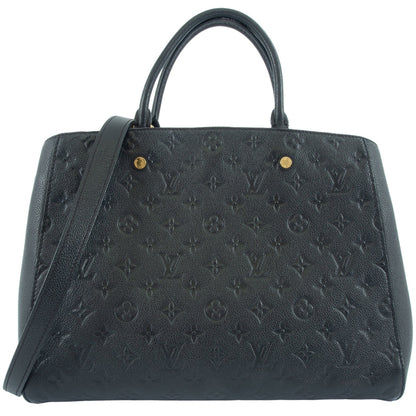 Louis Vuitton Black Leather Montaigne
