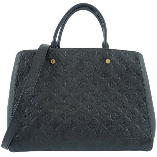 Louis Vuitton Black Leather Montaigne