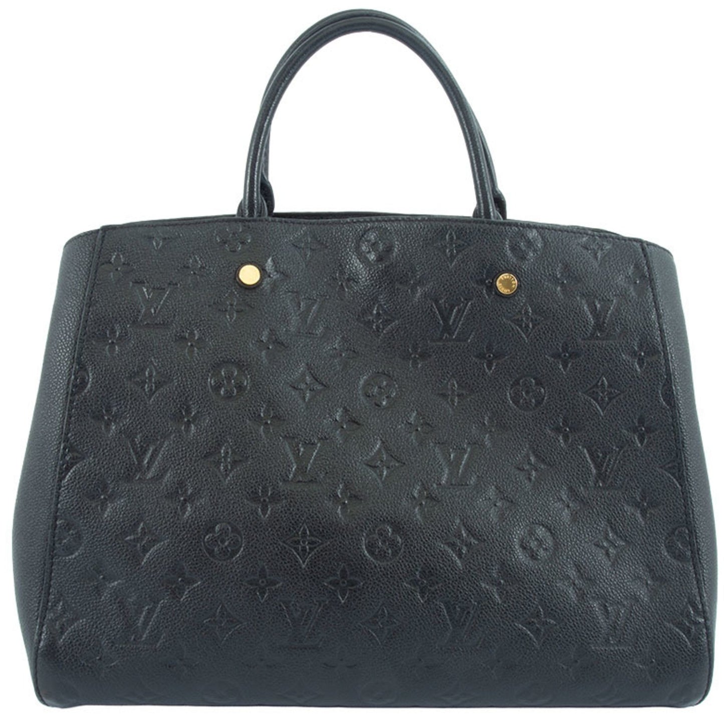 Louis Vuitton Black Leather Montaigne