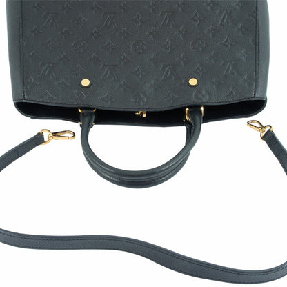 Louis Vuitton Black Leather Montaigne