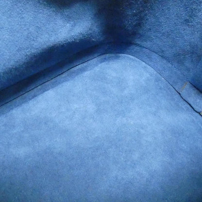 Louis Vuitton Blue Leather Alma