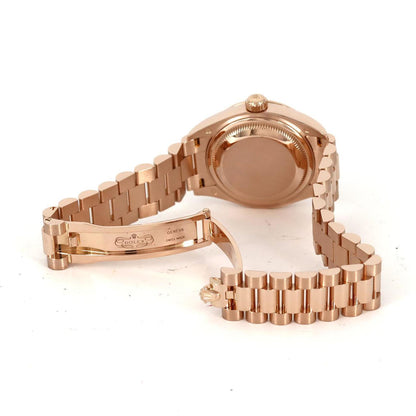 Rolex Pink Rose Gold Datejust