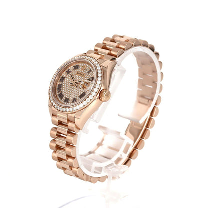 Rolex Pink Rose Gold Datejust