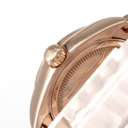Rolex Pink Rose Gold Datejust