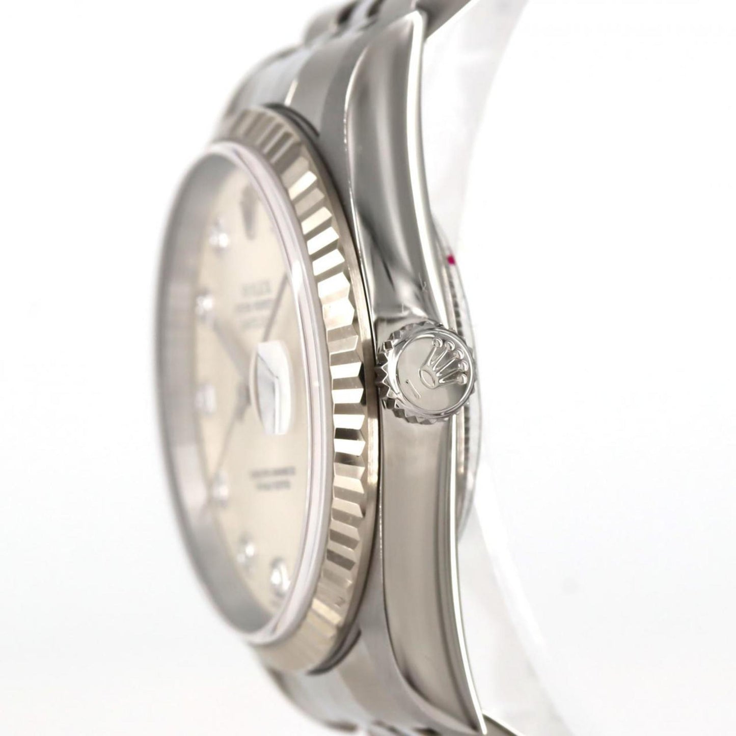 Rolex Silver Steel Datejust 36mm