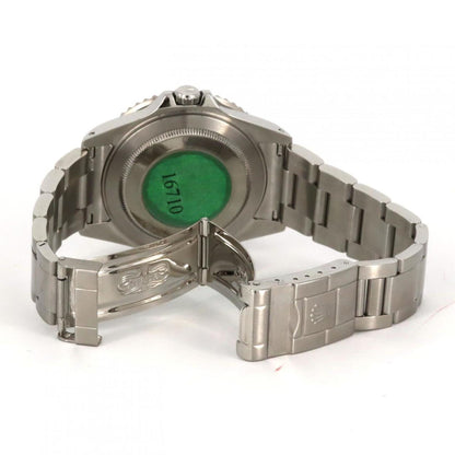 Rolex Black Steel Gmt Master