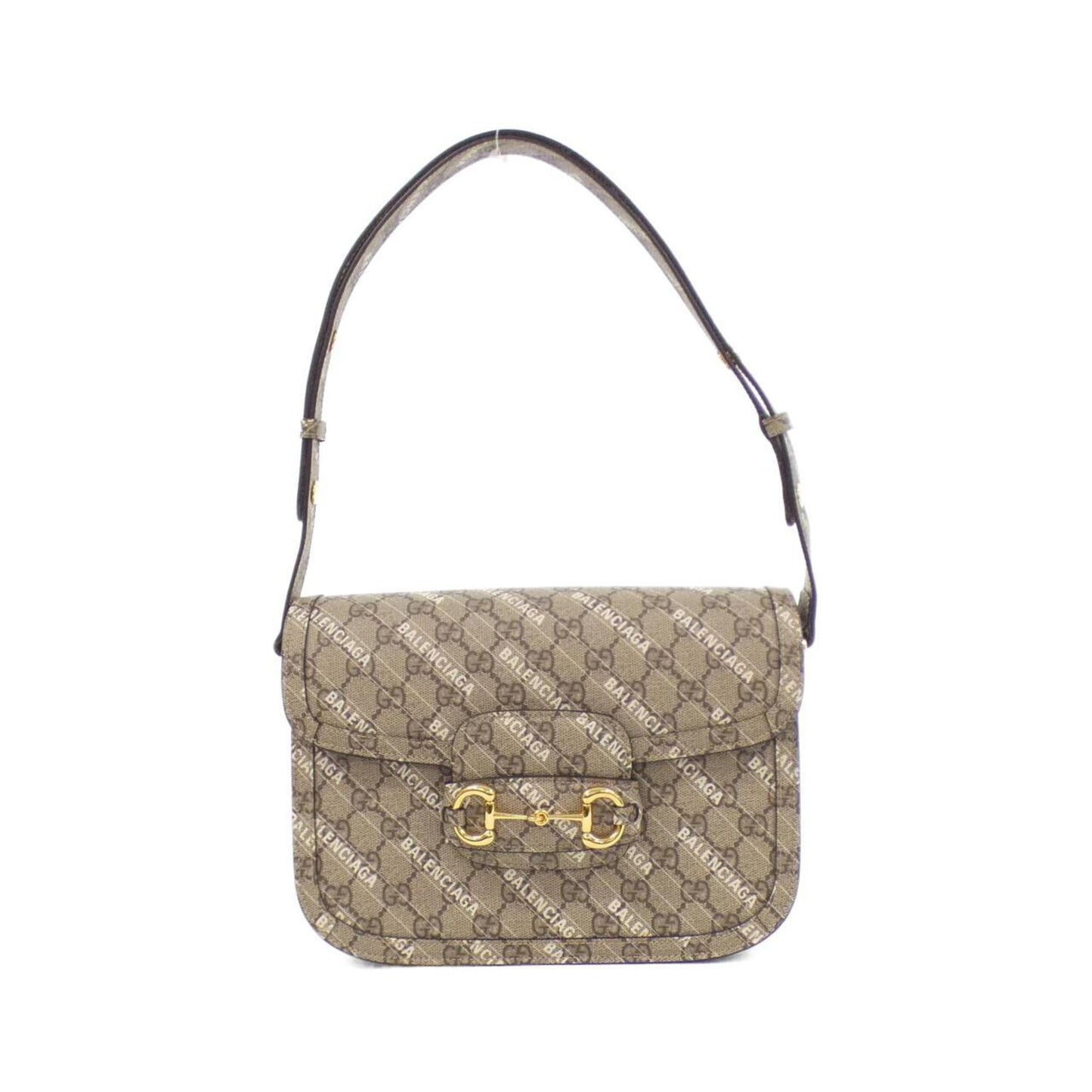 Gucci Brown Canvas Horsebit